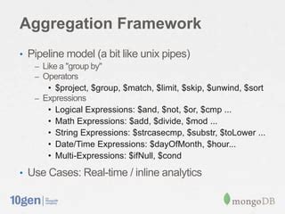 $skip and $limit in aggregation framework .